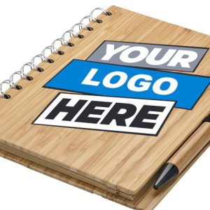 set caiet+pix bambus